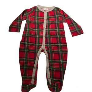 2/$15 mud pie plaid sleeper 6-9 months